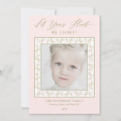 2 Foto Rosa Blumenzunge Hütte Weihnachten (Vorderseite)