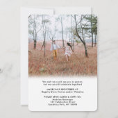 2 Foto Script Virtual Long Distance Brautparty Einladung (Rückseite)