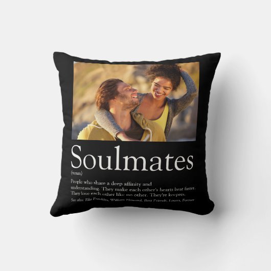 2 Foto Seelöwen definieren Schwarz und Weiß Kissen (Rückseite)