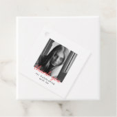 2 Foto Simple Modern Abschluss Vielen Dank Geschenkanhänger (Beispiel)