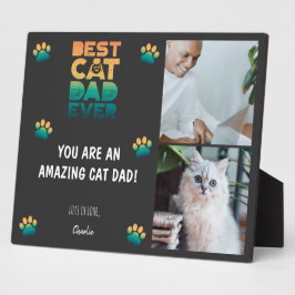 2 Foto Sunset Vathage Tag Beste Katze Vater je Fotoplatte