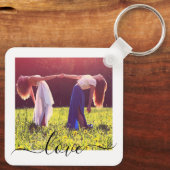 2-Foto-Tastenkombination für doppelseitige Vorlage Schlüsselanhänger (Rückseite)