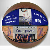 2 FOTO und Personalisierter Basketball nach Maß