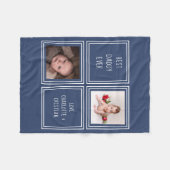 2 Foto- und Textgestaltung Ihr eigenes Personalisi Fleecedecke (Vorderseite (Horizontal))