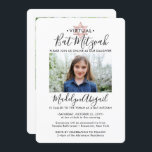 2 Foto Virtual Bat Mitzvah Modernes Rosa Gold Einladung<br><div class="desc">Ob Freunde und Familie soziale Distanziertheit praktizieren oder einfach nur weit weg leben, online mit einer virtuellen Fledermausmitzvah Zeremonie und Drive-by-Feier verbinden. Diese stilvolle und moderne Einladung ermöglicht es, 2 Fotos zu teilen und die Gäste zu einem Online-Event über Livestreaming einzuladen. Der gesamte Text ist einfach zu personalisieren, sodass er...</div>