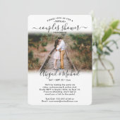 2 Foto Virtual Coups Brautparty per Mail Einladung (Stehend Vorderseite)