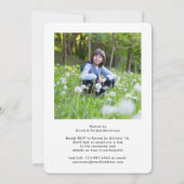 2 Foto Virtual Zoom Bar Mitzvah Modernes Livestrea Einladung (Rückseite)