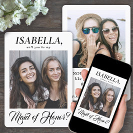 2 Foto Vorschlag für eine elegante Kalligrafie-Tra Einladung