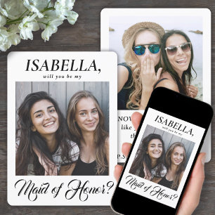 2 Foto Vorschlag für eine elegante Kalligrafie-Tra Einladung