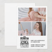 2 Foto Weihnachtsbaum Schwangerschaft Ankündigung (Vorne/Hinten)