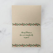 2 Foto Weihnachtskarten Feiertagskarte (Innenseite)