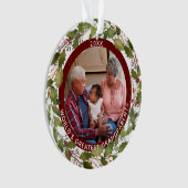 2 Foto Weltweit die größten Großeltern Weihnachten Ornament (Vorderseite)