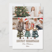 2 Foto Western Howdy Weihnachten (Vorderseite)