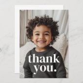 2. Foto zum Geburtstag - zwei Dankeskarte (Vorne/Hinten)