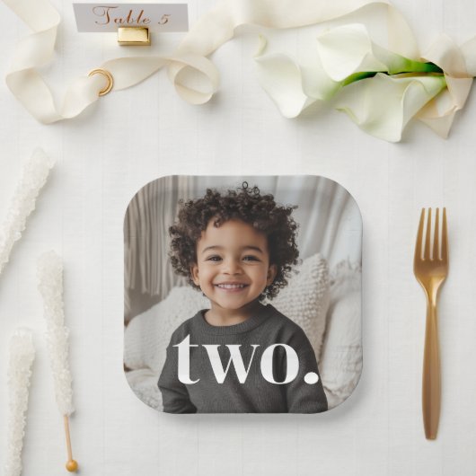 2. Foto zum Geburtstag - zwei Pappteller (Hochzeit)