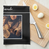 2 FotoCollage Happy New Year 2023 Geschirrtuch (Viertel Falte)