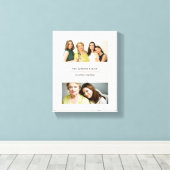 2 FotoCollage Print Leinwanddruck (Insitu (Holzboden))