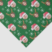 2 Fotocollage Santa und Reinreder Seidenpapier (Ausschnitt)