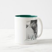 2 Fotomaterial Text Pine mit doppelseitiger Liebe Zweifarbige Tasse (VorderseiteRechts)