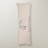 2 Fotos14. Hochzeitsjubiläum - Hörrahmen für Elfen Seitenschläferkissen (Rückseite (Vertikal))