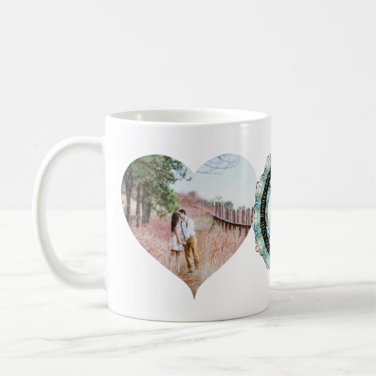 2 Fotos19. Hochzeitstag Kaffeetasse (Links)