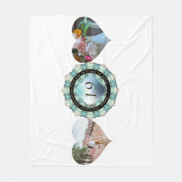 2 Fotos 19. Hochzeitstag Fleecedecke