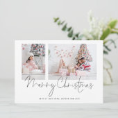 2 Fotos 2025 Kalenderskript Frohe Weihnachten (Stehend Vorderseite)