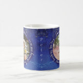 2 Fotos 9th Wedding Anniversary Lapis Frame Kaffeetasse (Mittel)