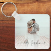 2 Fotos erinnern sich an diesen Moment neu verheir Schlüsselanhänger (Vorderseite)