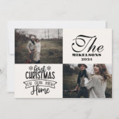 2 Fotos Erste Weihnachten in Unsere neue Zuhause (Vorderseite)