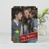 2 Fotos Frohe Weihnachten (Stehend Vorderseite)