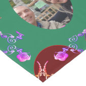 2 Fotos "Happy Oaster" Ei Kurzer Tischläufer (Ecke)