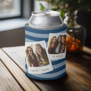 2 Fotos - Hipster quadratische Instagram Dosenkühler