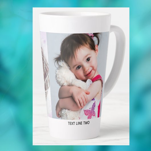 2 Fotos: Kind, Freund, Ehepartner, Mutter oder Hau Milchtasse