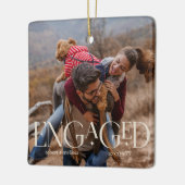 2 Fotos Moderne Verlobte Farbgebung Keramikornament (Links)