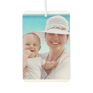 2 Fotos Mutter Baby Upload Personalisieren Auto Autolufterfrischer