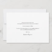 2 Fotos Script Wedding Save The Date (Rückseite)