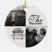 2 Fotos Sehr Verheiratet Keramik Ornament (Hinten)