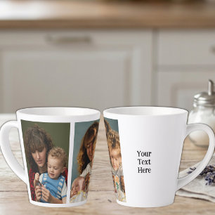 2 Fotos Text hinzufügen weiß schwarz Milchtasse