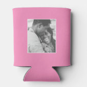 2 Fotovorlage Doppelseitig Hot Pink Dosenkühler (Rückseite)