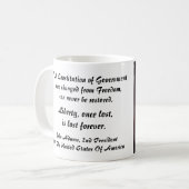 #2 - Freiheit einmal verloren Kaffeetasse (Vorderseite Links)