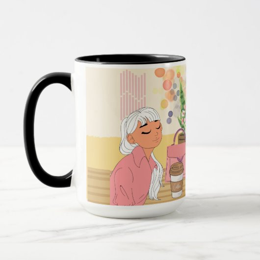 2 FREUNDE AM KAFFEE-ORT TASSE (Links)