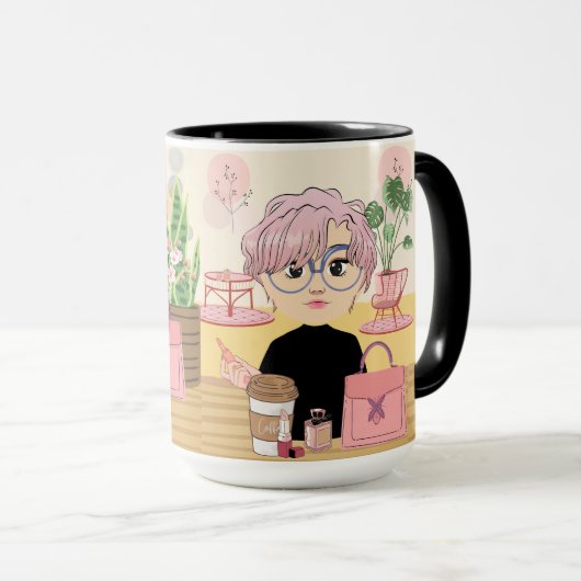 2 FREUNDE AM KAFFEE-ORT TASSE (VorderseiteRechts)