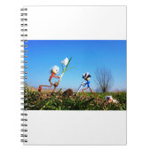 2 Fubby's die een bol krokus planten. Notizblock (Vorderseite)