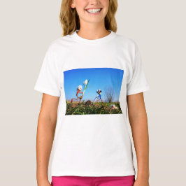 2 Fubby's die een bol krokus planten. T-Shirt