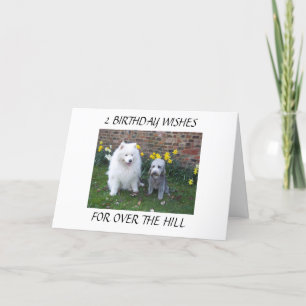 2 FUN GEBURTSTAG WÜNSCHT FÜR ÜBER DEN HÜGEL KARTE