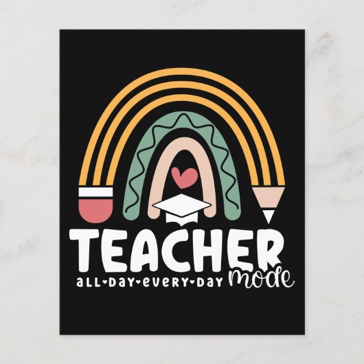 2- Funny Teacher Mode Teaching Geschenk für Lehrer (Vorderseite)