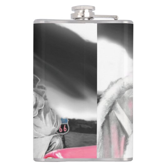 2 für die Straße 2 Flachmann (Rückseite)