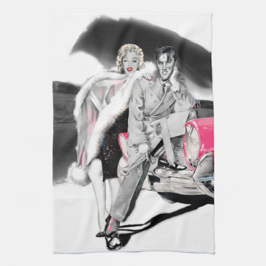 2 für die Straße 2 Geschirrtuch (Vertikal)