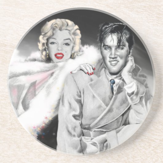 2 für die Straße Sandstein Untersetzer (Vorne)